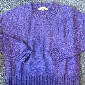 Loft purple Knit Sweater - new without tags